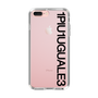 Slim Protection Case for Apple iPhone 7 Plus［ 1PIU1UGUALE3 - Logo - Black ］