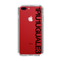 Slim Protection Case for Apple iPhone 7 Plus［ 1PIU1UGUALE3 - Logo - Black ］