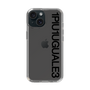 Slim Protection Case for Apple iPhone 15［ 1PIU1UGUALE3 - Logo - Black ］