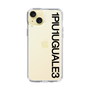 Slim Protection Case for Apple iPhone 15 Plus［ 1PIU1UGUALE3 - Logo - Black ］