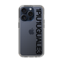 Slim Protection Case for Apple iPhone 15 Pro［ 1PIU1UGUALE3 - Logo - Black ］
