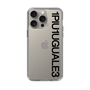 Slim Protection Case for Apple iPhone 15 Pro Max［ 1PIU1UGUALE3 - Logo - Black ］