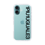 Slim Protection Case for Apple iPhone 16［ 1PIU1UGUALE3 - Logo - Black ］