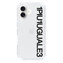 Slim Protection Case for Apple iPhone 16 Plus［ 1PIU1UGUALE3 - Logo - Black ］