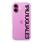 Slim Protection Case for Apple iPhone 16 Plus［ 1PIU1UGUALE3 - Logo - Black ］