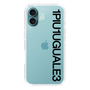 Slim Protection Case for Apple iPhone 16 Plus［ 1PIU1UGUALE3 - Logo - Black ］