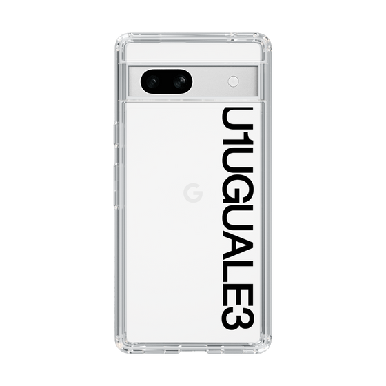 Slim Protection Case for Google Pixel 7a［ 1PIU1UGUALE3 - Logo - Black ］