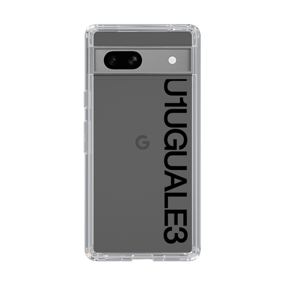 Slim Protection Case for Google Pixel 7a［ 1PIU1UGUALE3 - Logo - Black ］