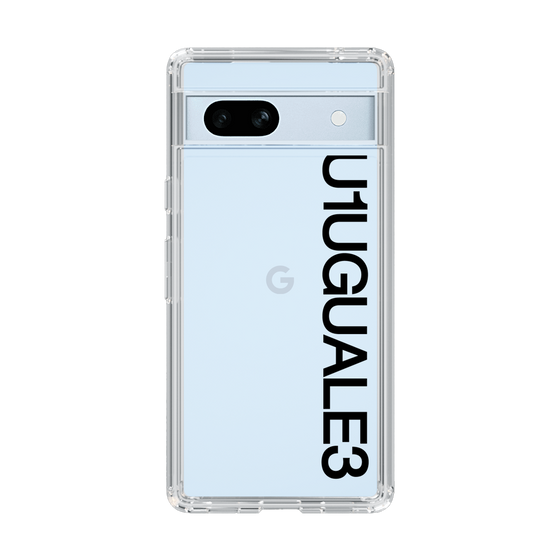 Slim Protection Case for Google Pixel 7a［ 1PIU1UGUALE3 - Logo - Black ］