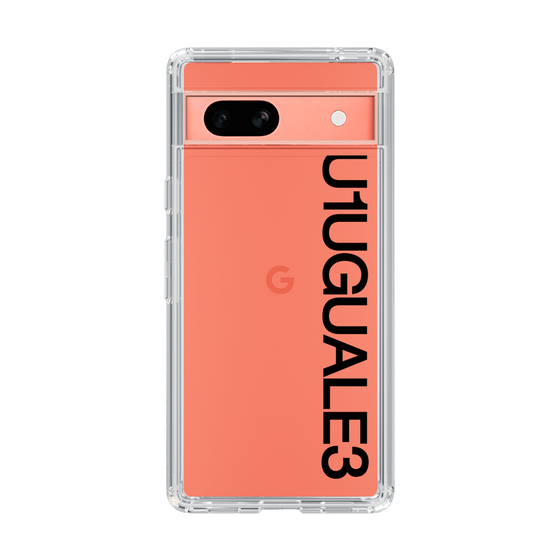 Slim Protection Case for Google Pixel 7a［ 1PIU1UGUALE3 - Logo - Black ］