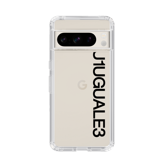 Slim Protection Case for Google Pixel 8 Pro［ 1PIU1UGUALE3 - Logo - Black ］