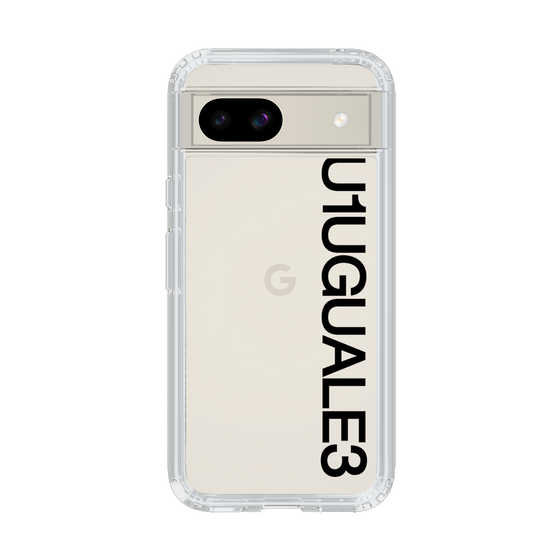 Slim Protection Case for Google Pixel 8a［ 1PIU1UGUALE3 - Logo - Black ］