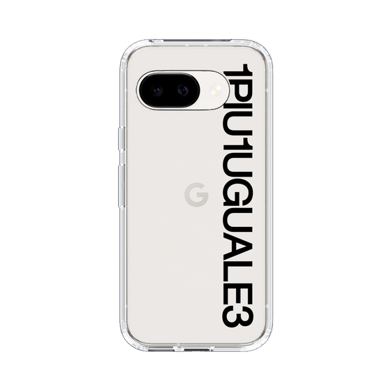Slim Protection Case for Google Pixel 9a［ 1PIU1UGUALE3 - Logo - Black ］