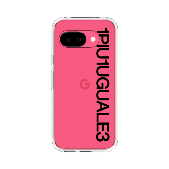 Slim Protection Case for Google Pixel 9a［ 1PIU1UGUALE3 - Logo - Black ］