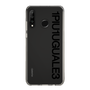 Slim Protection Case for HUAWEI P30 lite［ 1PIU1UGUALE3 - Logo - Black ］