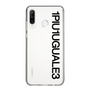 Slim Protection Case for HUAWEI P30 lite［ 1PIU1UGUALE3 - Logo - Black ］