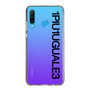 Slim Protection Case for HUAWEI P30 lite［ 1PIU1UGUALE3 - Logo - Black ］