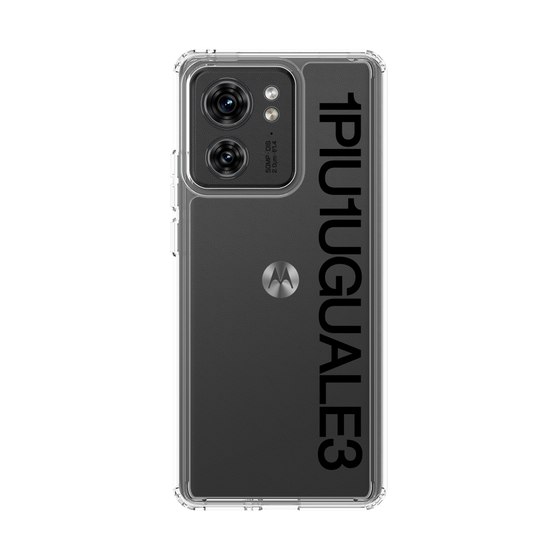 Slim Protection Case［ 1PIU1UGUALE3 - Logo - Black ］