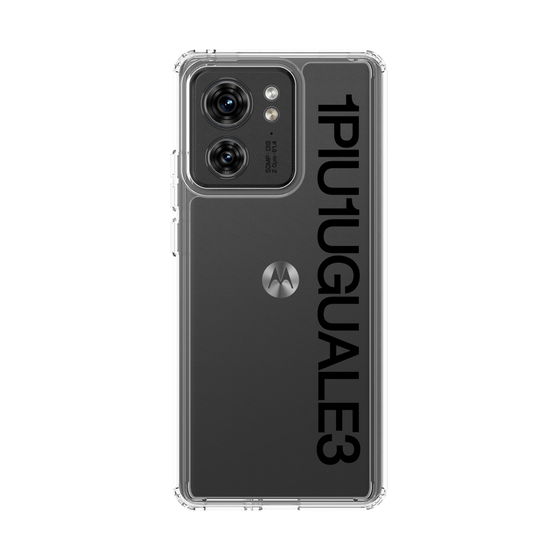 Slim Protection Case［ 1PIU1UGUALE3 - Logo - Black ］