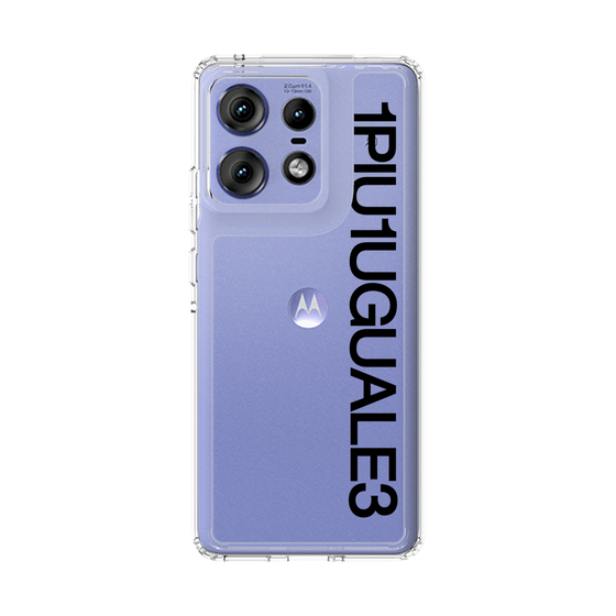 Slim Protection Case［ 1PIU1UGUALE3 - Logo - Black ］