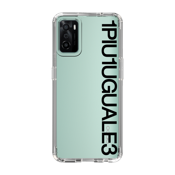 Slim Protection Case for OPPO A55s 5G［ 1PIU1UGUALE3 - Logo - Black ］