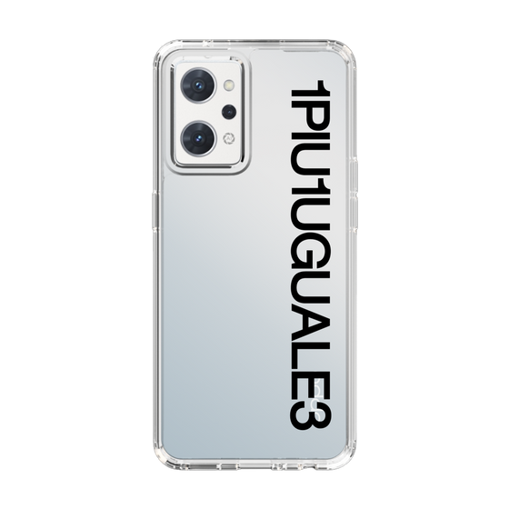 Slim Protection Case for OPPO Reno7 A［ 1PIU1UGUALE3 - Logo - Black ］