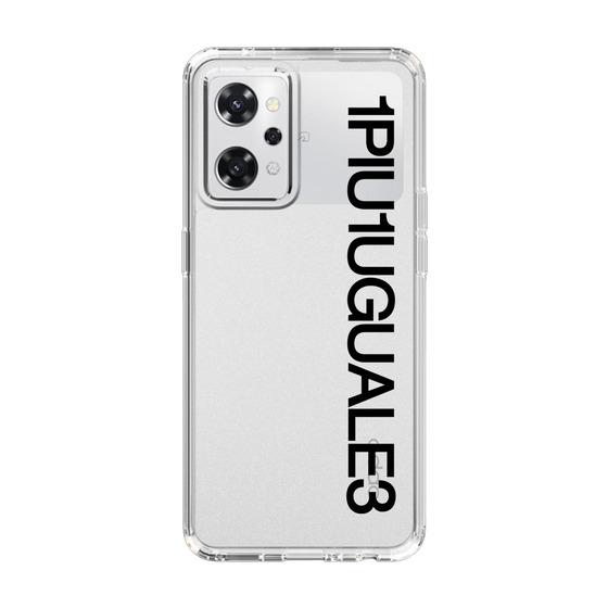 Slim Protection Case for OPPO Reno9 A［ 1PIU1UGUALE3 - Logo - Black ］