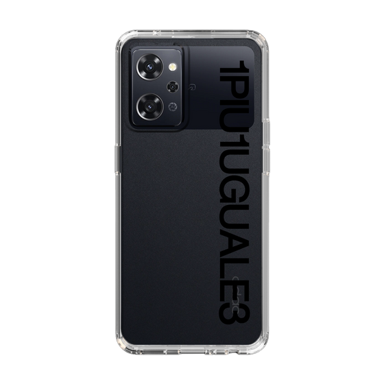 Slim Protection Case for OPPO Reno9 A［ 1PIU1UGUALE3 - Logo - Black ］