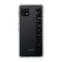 Slim Protection Case for SHARP AQUOS sense6s［ 1PIU1UGUALE3 - Logo - Black ］