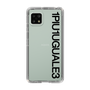 Slim Protection Case for SHARP AQUOS sense5G［ 1PIU1UGUALE3 - Logo - Black ］