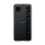 Slim Protection Case for SHARP AQUOS sense5G［ 1PIU1UGUALE3 - Logo - Black ］