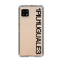Slim Protection Case for SHARP AQUOS sense5G［ 1PIU1UGUALE3 - Logo - Black ］
