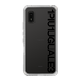 Slim Protection Case for SHARP AQUOS wish2［ 1PIU1UGUALE3 - Logo - Black ］