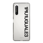 Slim Protection Case for SONY Xperia 1 II［ 1PIU1UGUALE3 - Logo - Black ］