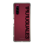 Slim Protection Case for SONY Xperia 5［ 1PIU1UGUALE3 - Logo - Black ］