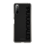 Slim Protection Case for SONY Xperia 10 II［ 1PIU1UGUALE3 - Logo - Black ］