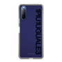 Slim Protection Case for SONY Xperia 10 II［ 1PIU1UGUALE3 - Logo - Black ］