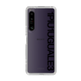 Slim Protection Case for SONY Xperia 1 IV［ 1PIU1UGUALE3 - Logo - Black ］