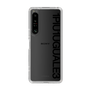 Slim Protection Case for SONY Xperia 1 IV［ 1PIU1UGUALE3 - Logo - Black ］