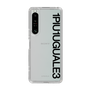 Slim Protection Case for SONY Xperia 1 IV［ 1PIU1UGUALE3 - Logo - Black ］