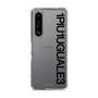 Slim Protection Case for SONY Xperia 1 III［ 1PIU1UGUALE3 - Logo - Black ］