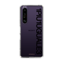 Slim Protection Case for SONY Xperia 1 III［ 1PIU1UGUALE3 - Logo - Black ］