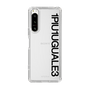 Slim Protection Case for SONY Xperia 5 IV［ 1PIU1UGUALE3 - Logo - Black ］