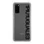 Slim Protection Case for Samsung Galaxy S20［ 1PIU1UGUALE3 - Logo - Black ］
