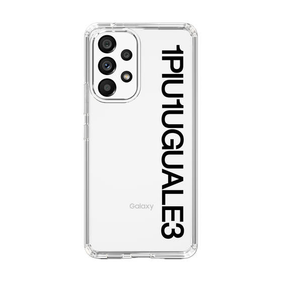 Slim Protection Case for Samsung Galaxy A53 5G［ 1PIU1UGUALE3 - Logo - Black ］