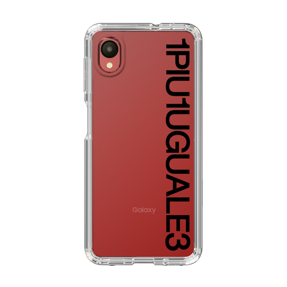 Slim Protection Case for Samsung Galaxy A23 5G［ 1PIU1UGUALE3 - Logo - Black ］