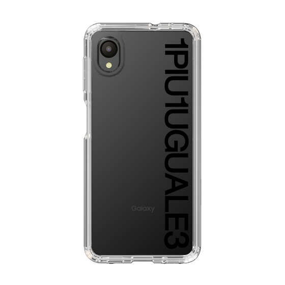 Slim Protection Case for Samsung Galaxy A23 5G［ 1PIU1UGUALE3 - Logo - Black ］