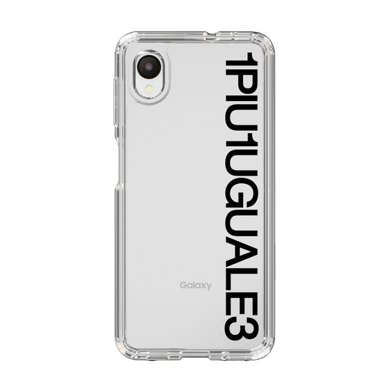 Slim Protection Case for Samsung Galaxy A23 5G［ 1PIU1UGUALE3 - Logo - Black ］