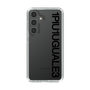 Slim Protection Case for Samsung Galaxy S24［ 1PIU1UGUALE3 - Logo - Black ］
