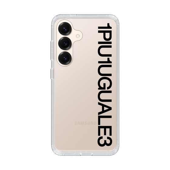 Slim Protection Case for Samsung Galaxy S25［ 1PIU1UGUALE3 - Logo - Black ］
